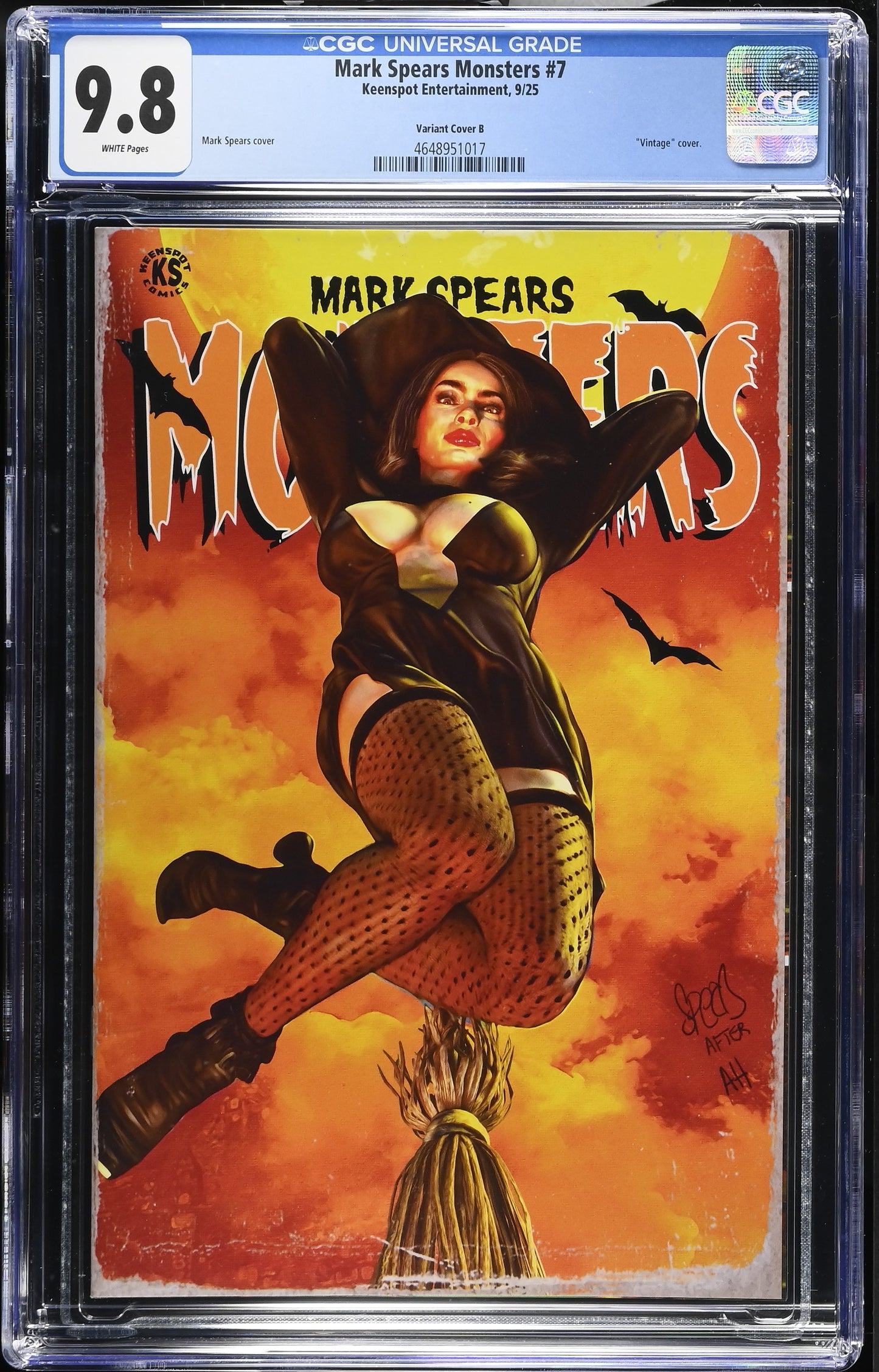 MARK SPEARS MONSTERS #7 CVR B CGC 9.8