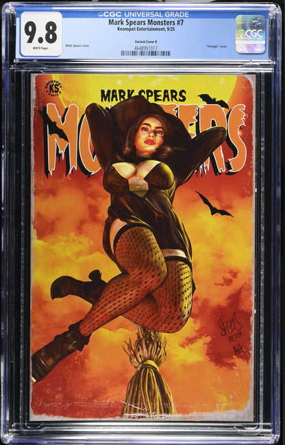MARK SPEARS MONSTERS #7 CVR B CGC 9.8