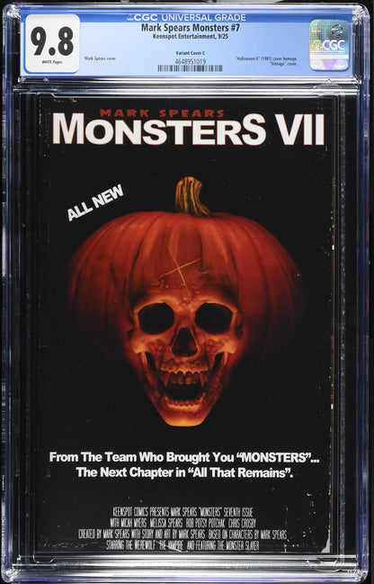 MARK SPEARS MONSTERS #7 CVR C - CGC 9.8