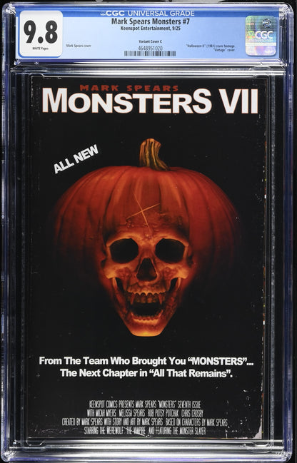 MARK SPEARS MONSTERS #7 CVR C CGC 9.8