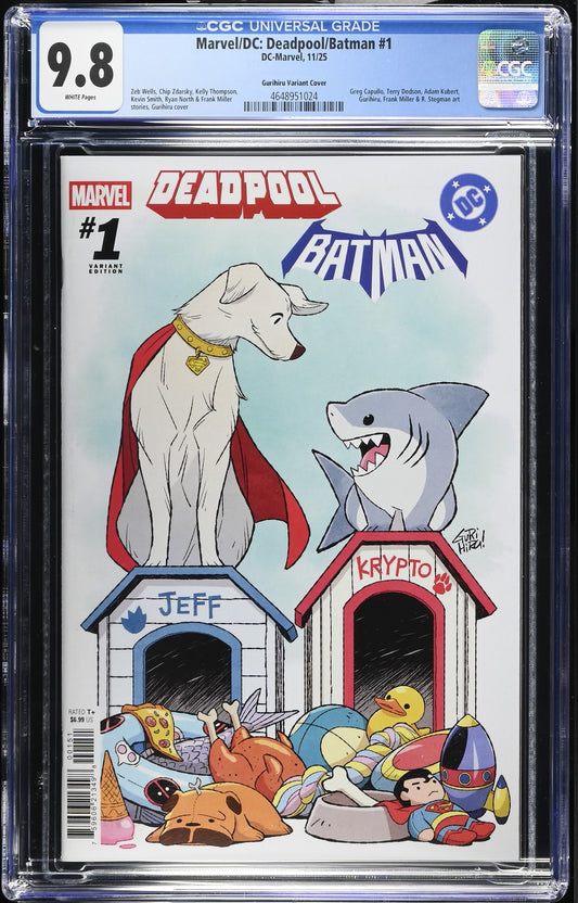 MARVEL/DC: DEADPOOL/BATMAN #1 GURIHIRU CGC 9.8-image