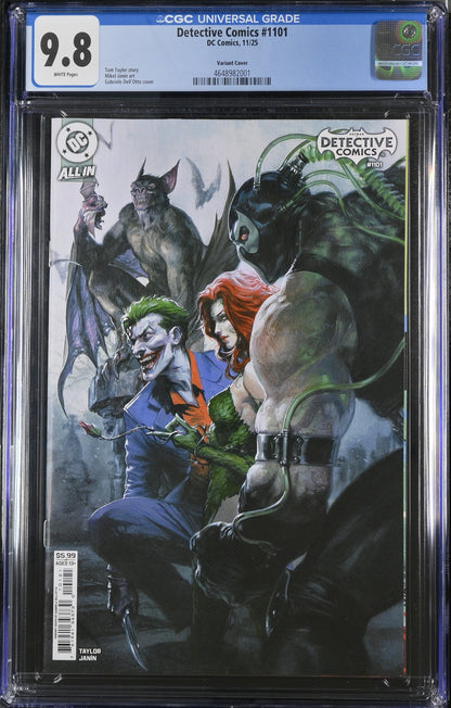 DETECTIVE COMICS #1101 + BATMAN #1  DELL OTTO CONNECTING SET CGC 9.8