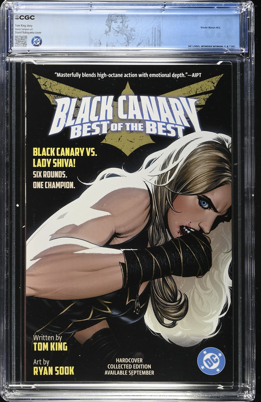 Wonder Woman #26 David Nakayama Variant CGC 9.8 - Custom Label