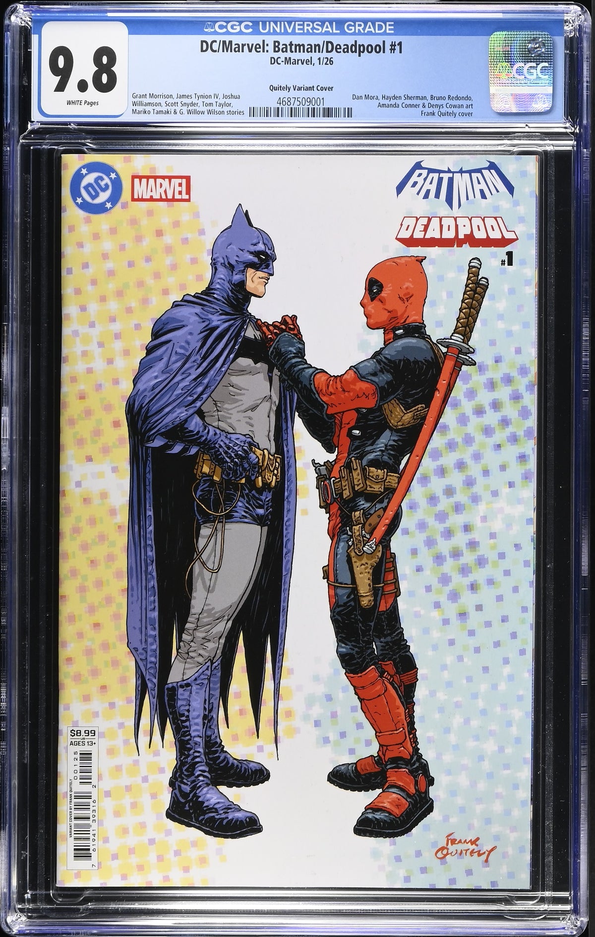 DC / Marvel: Batman / Deadpool #1 Frank Quitely  - CGC 9.8