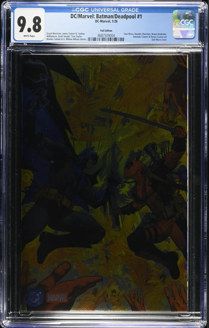 DC / Marvel: Batman / Deadpool #1 Foil Variant  - CGC 9.8