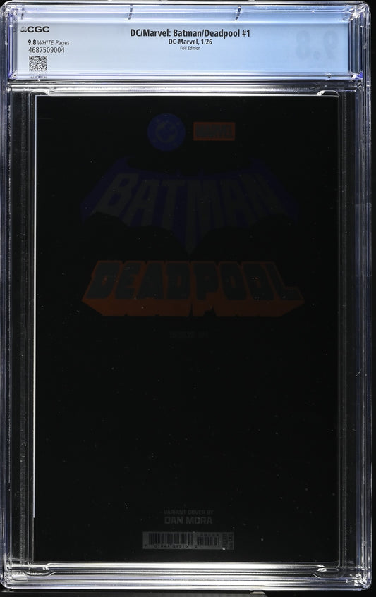 DC / Marvel: Batman / Deadpool #1 Foil Variant  - CGC 9.8
