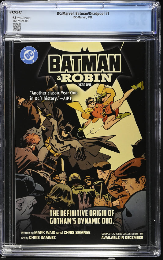 DC/Marvel: Batman/Deadpool #1  - CGC 9.8