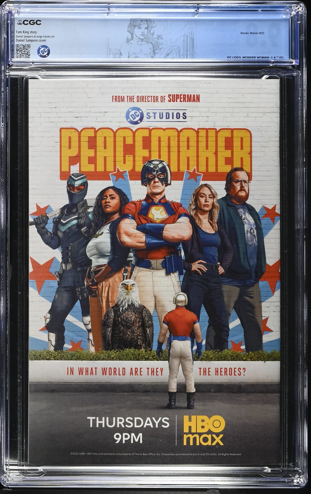 Wonder Woman #25 Second Printing Variant CGC 9.8 - Custom Label