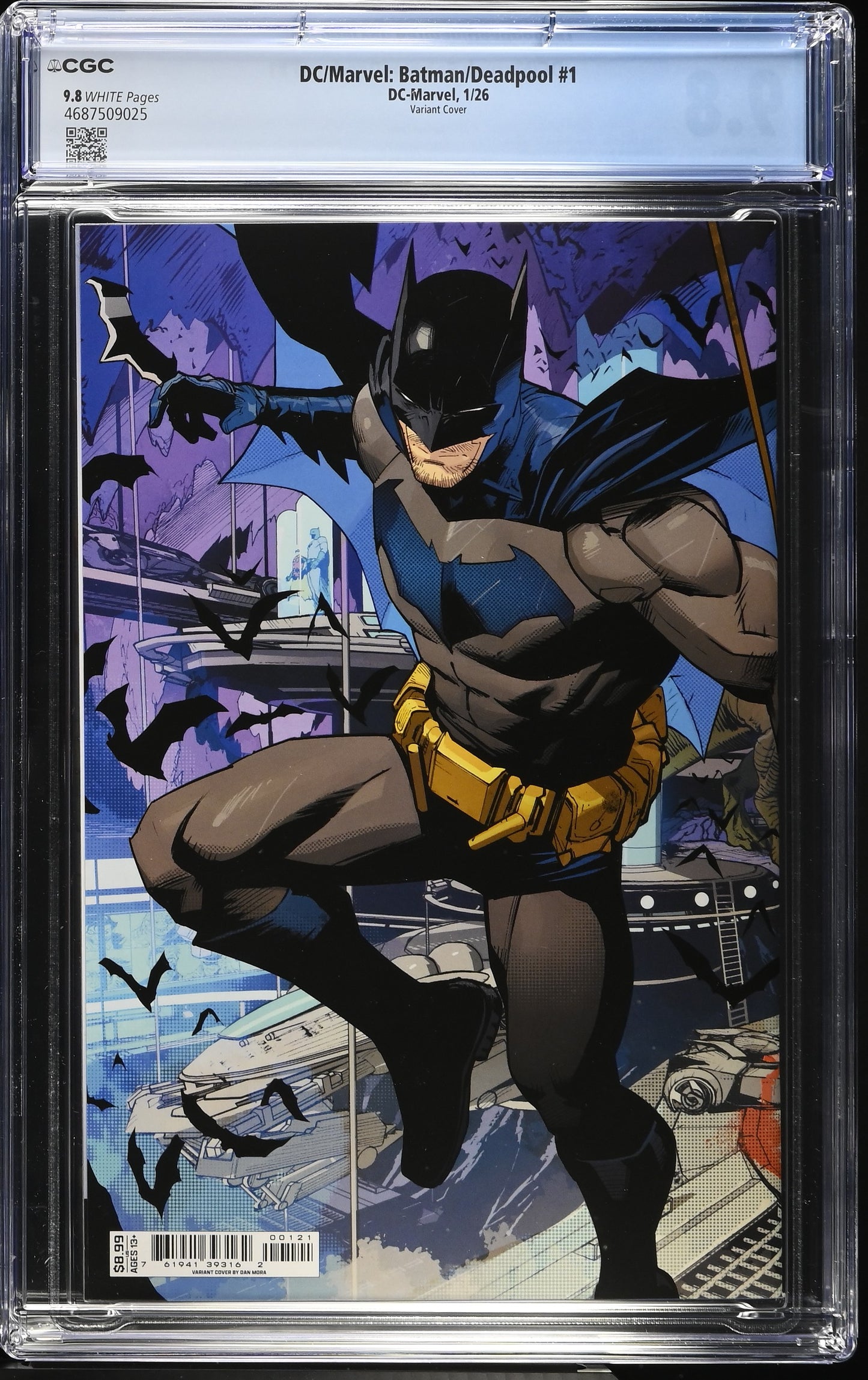 DC/Marvel: Batman/Deadpool #1 Dan Mora Wraparound - CGC 9.8