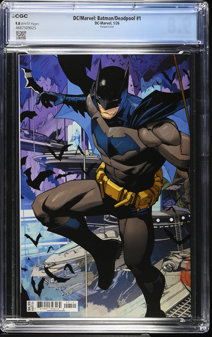 DC/Marvel: Batman/Deadpool #1 Dan Mora Wraparound - CGC 9.8