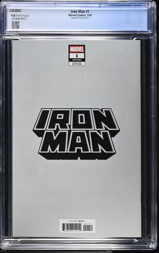 Iron Man #1 Foil Gerardo Sandoval - CGC 9.8