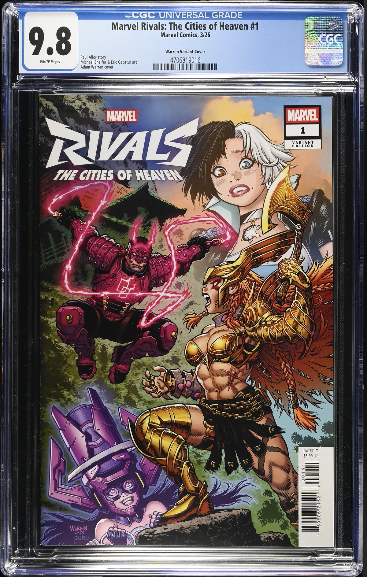 Marvel Rivals: The Cities of Heaven #1 Warren Variant CGC 9.8