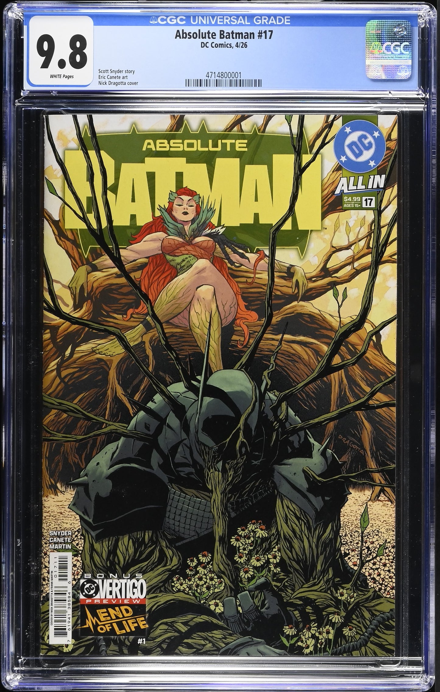 Absolute Batman #17 CGC 9.8