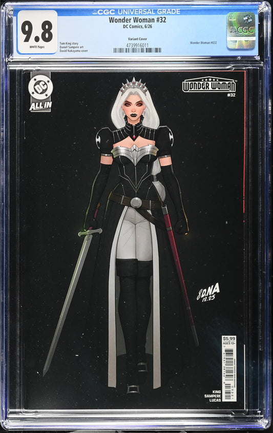 Wonder Woman #32 David Nakayama CGC 9.8