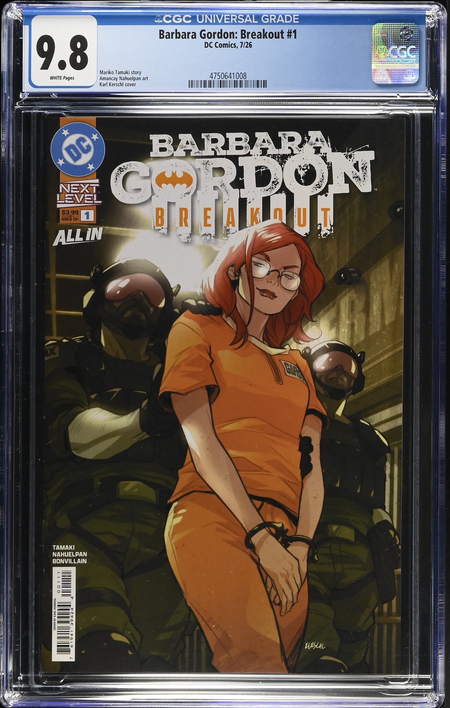 Barbara Gordon: Breakout #1 CGC 9.8