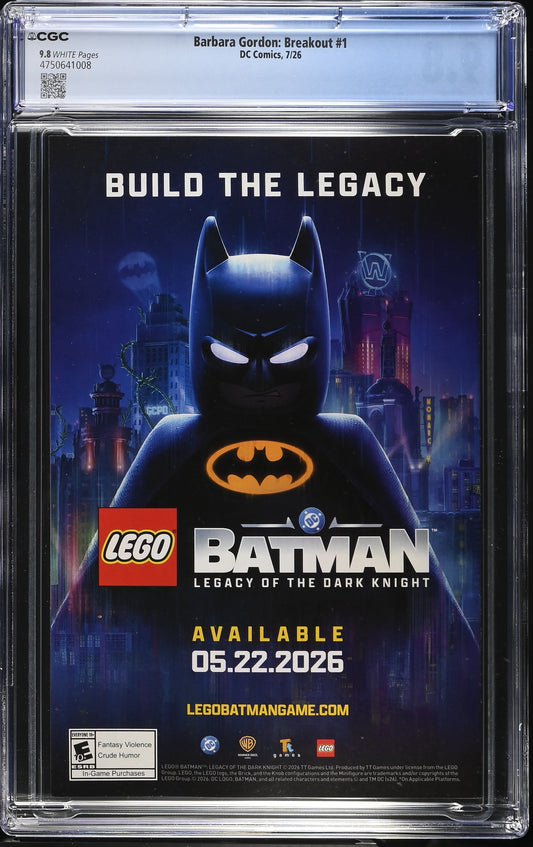 Barbara Gordon: Breakout #1 CGC 9.8