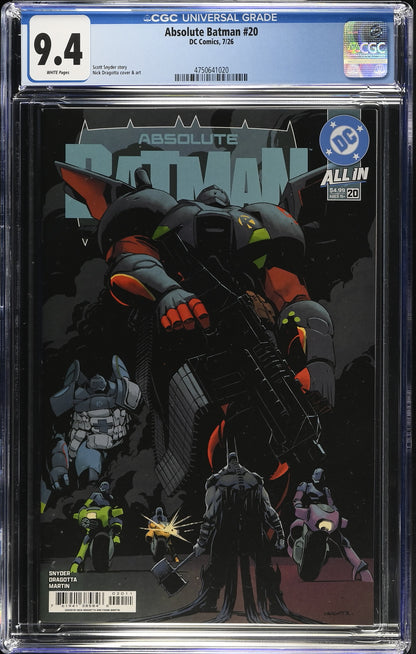 Absolute Batman #20 CGC 9.4