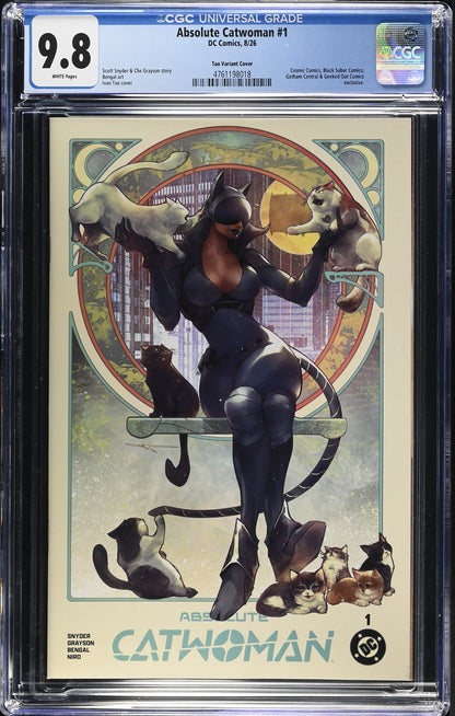 Absolute Catwoman #1 Tao Variant Cover CGC 9.8