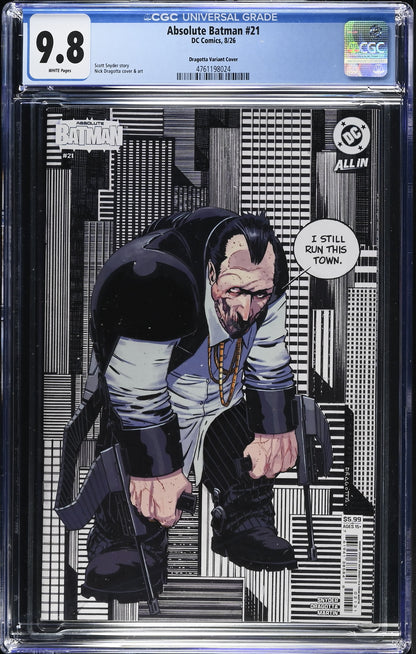 Absolute Batman #21  Cover B Nick Dragotta CGC 9.8