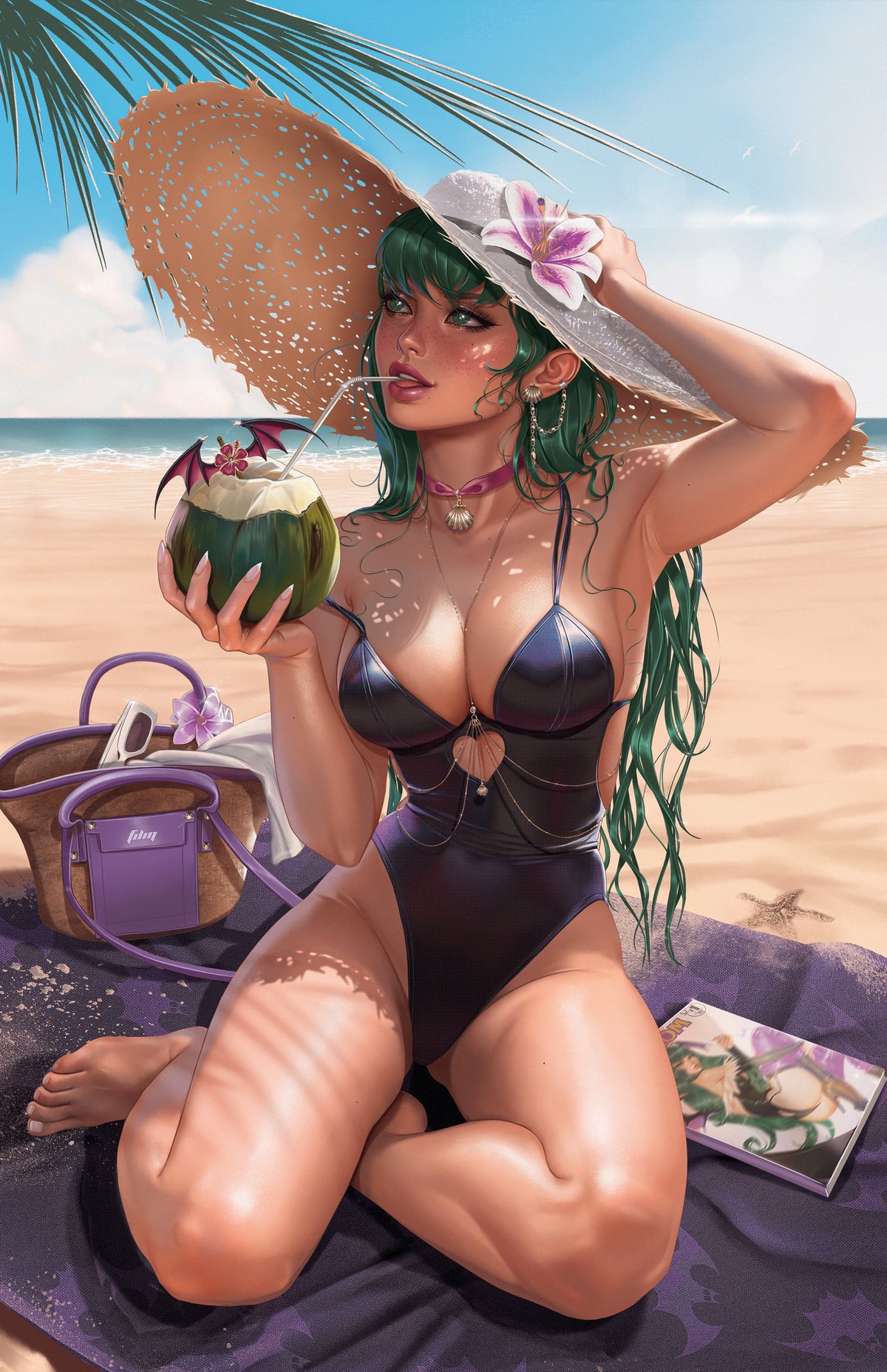 2026 STREET FIGHTER SWIMSUIT EDITION - FADIME YILDIRIM VIRGIN VARIANT KNIGHT OF COMICS FAN EXPO DALLAS 2026 EXCLUSIVE