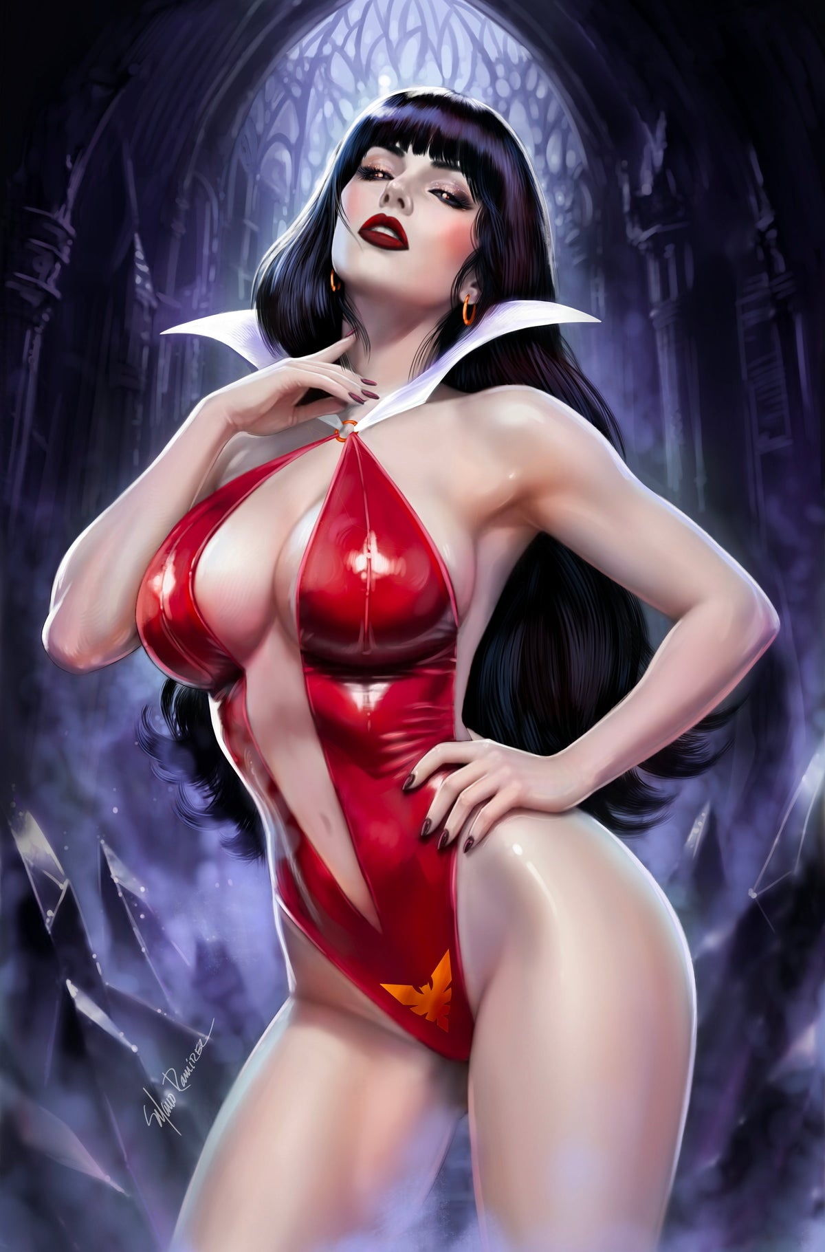 VAMPIRELLA #1 - MANUEL RAMIREZ COVER A VIRGIN VARIANT KNIGHT OF COMICS EXCLUSIVE