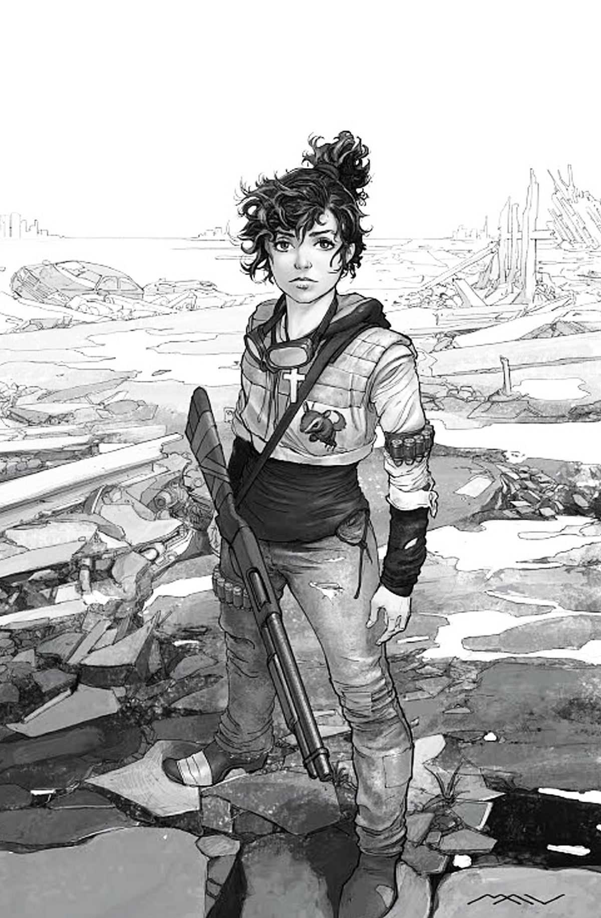 WHITE SKY #1 SECOND PRINTING - JEAN PAUL MAVINGA INK EDITION KNIGHT OF COMICS MEGACON 2026 EXCLUSIVE