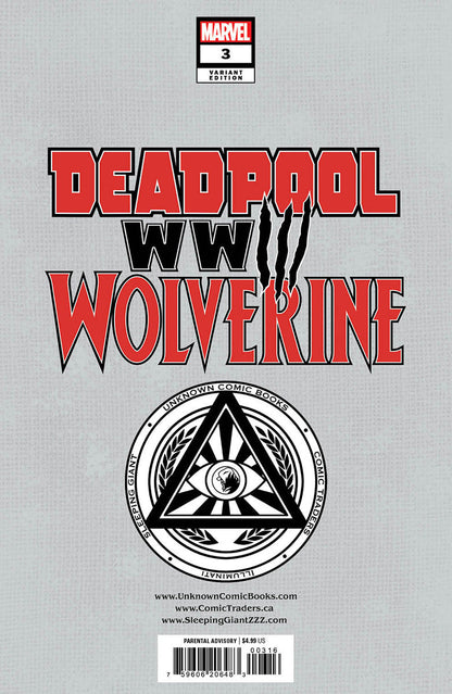 DEADPOOL & WOLVERINE: WWIII #3 TYLER KIRKHAM VAR (07/24/2024)