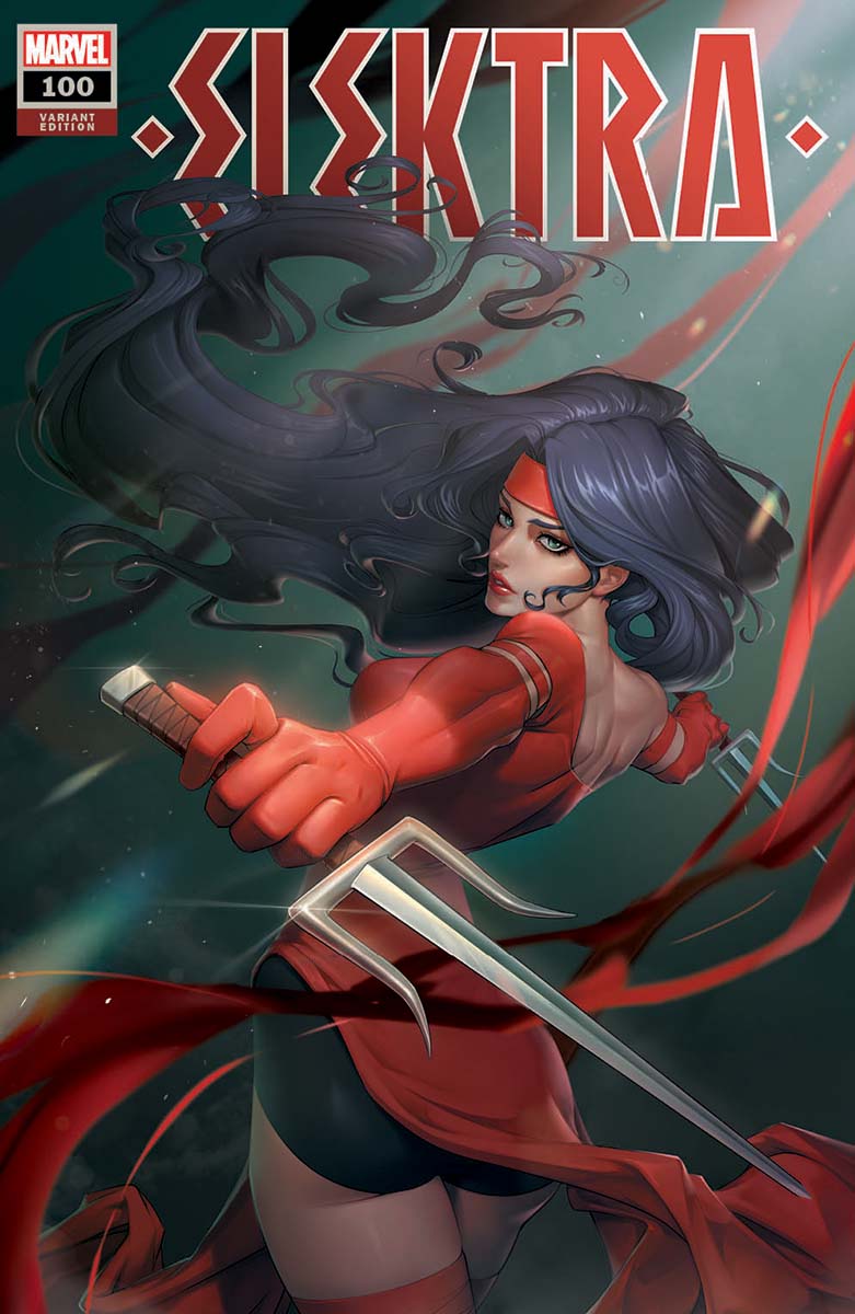 ELEKTRA 100 UNKNOWN COMICS R1C0 EXCLUSIVE VAR (04/13/2022)