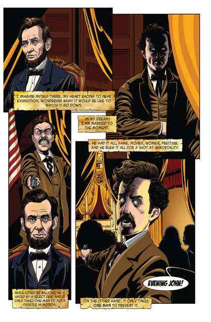 Faro: Book 1 – Digital Download | Abraham Lincoln Time Travel Mature Full-Color Alt-History Graphic Novel