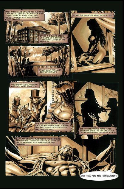 Faro Book 2 – Digital Download | The White Widow & Abraham Lincoln Alt-History Mature Graphic Novel