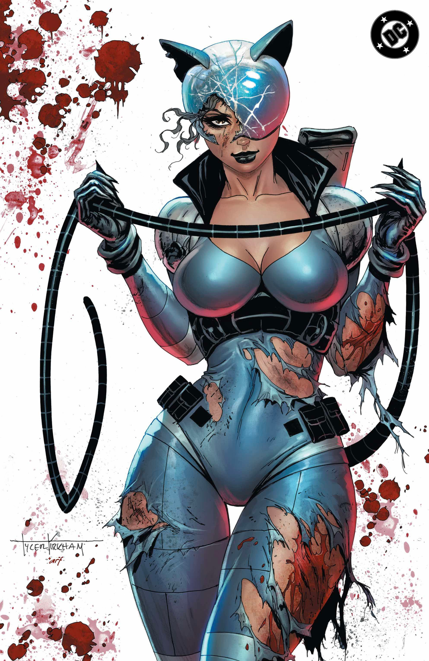 ABSOLUTE BATMAN #13 TYLER KIRKHAM EXCLUSIVE BATLLE DAMAGED CATWOMAN VIRGIN VAR (10/08/2025)