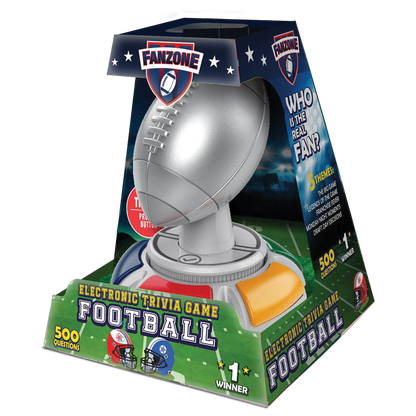Fanzone Football Trivia Electronic Game – NFL Quiz for Fans & Game Night