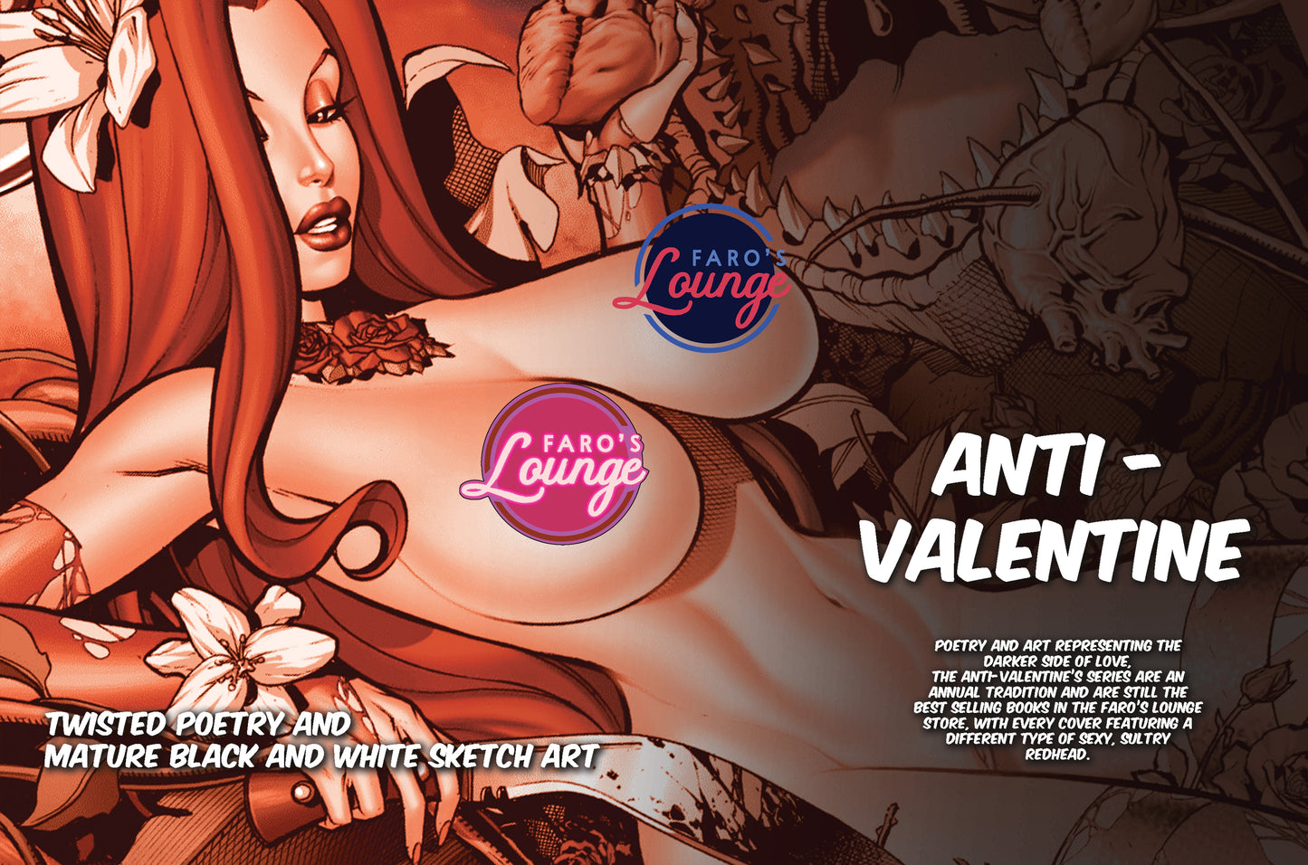 Anti-Valentine's #2 – Jessica Rabbit as White Widow Pinup Art by Faro Kane