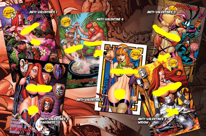 Anti-Valentine's #3 – Digital Download | Jessica Rabbit Pulp Fiction Bondage Pinup Art & Erotic Stories