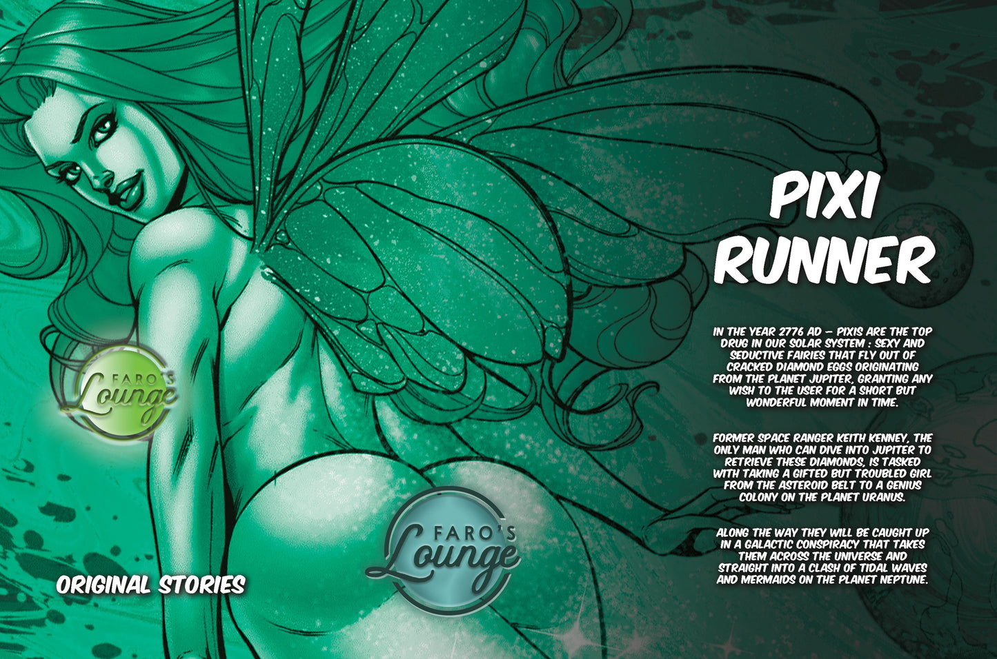 Pixi Runner #1 – Digital Download | Keith Kenney Space Ranger & PIXIS Fairies Mature Full-Color Sci-Fi Comic