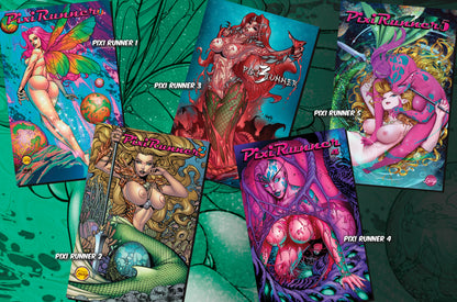 Pixi Runner #6 – Double Tails: Mermaid Ménage | Mature Sci-Fi Comic | Faro's Lounge