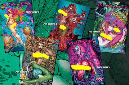 Pixi Runner #2 – Cassiapea Neptune Mermaid | Mature Sci-Fi Comic | Faro's Lounge