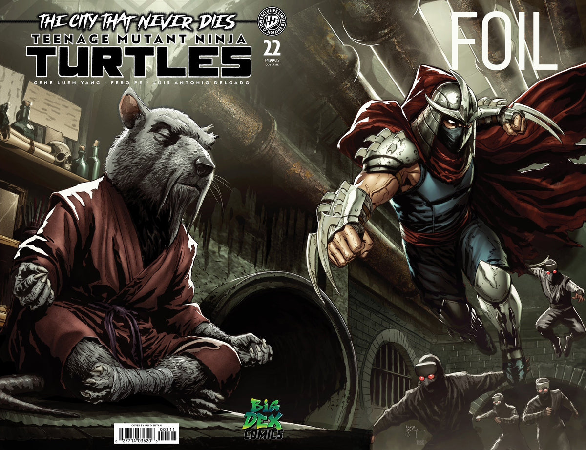 TMNT #22 Splinter vs. Shredder MICO SUAYAN  NYCC Big Dex Exclusive Variants LTD 500 (PRE-ORDER)
