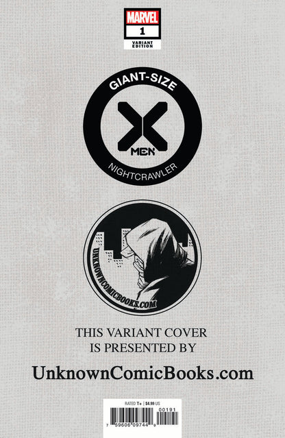 [Signed by Adrian Hough] GIANT SIZE X-MEN NIGHTCRAWLER #1 UNKNOWN COMICS MICO SUAYAN EXCLUSIVE VAR [IN STOCK]