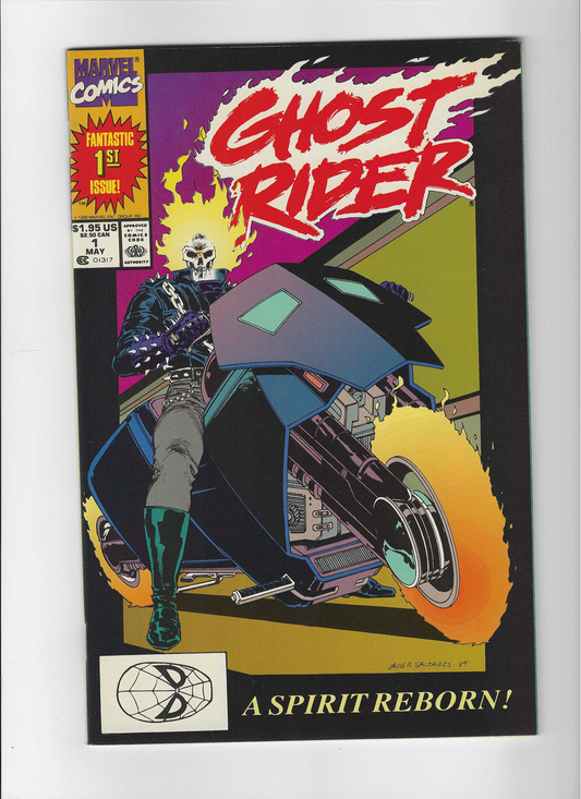 Ghost Rider, Vol. 2 #1b Signed by Javier Saltares (No COA)