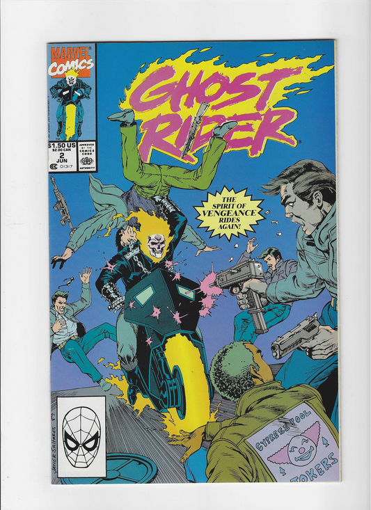 Ghost Rider, Vol. 2 #2a Signed by Javier Saltares (No COA)