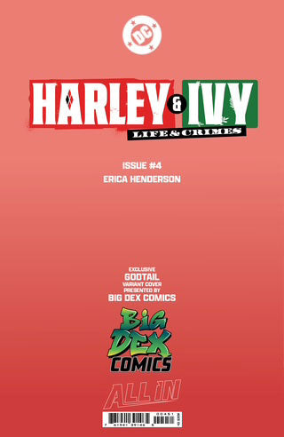 Harley & Ivy Life and Crimes #4 GODTAIL Exclusive Trade/Virgin/Foil Set