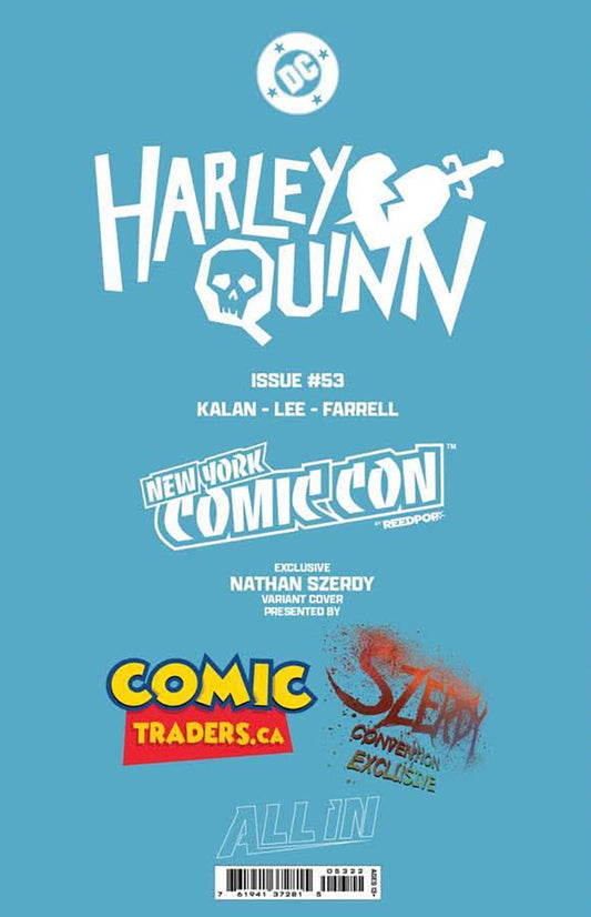 [FOIL] HARLEY QUINN #53 NATHAN SZERDY EXCLUSIVE NYCC VIRGIN VAR 10/2025