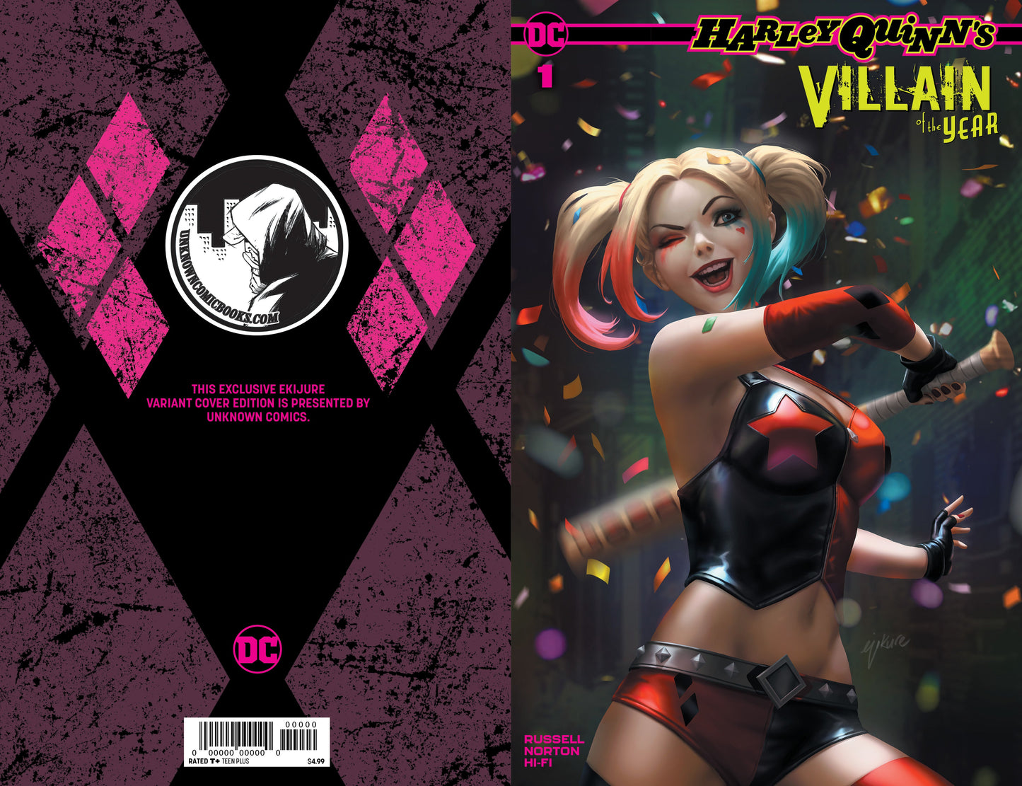 HARLEY QUINN VILLAIN OF THE YEAR #1 UNKNOWN COMICS EJIKURE EXCLUSIVE VAR (12/11/2019)