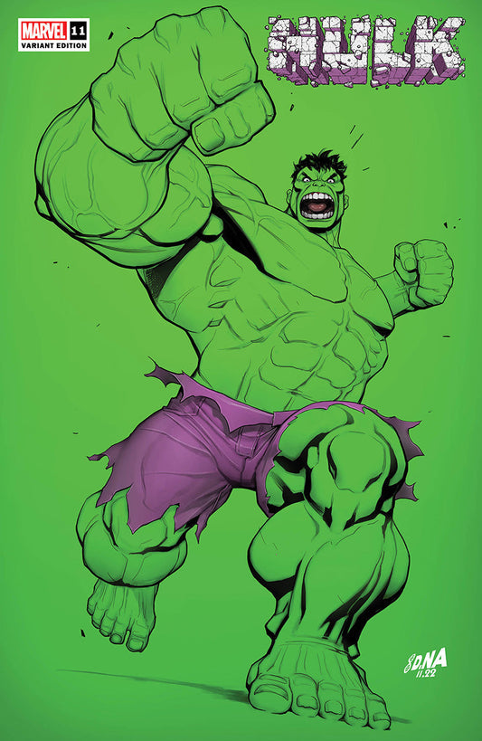 HULK #11 UNKNOWN COMICS DAVID NAKAYAMA EXCLUSIVE COLOR BLEED VAR (01/18/2023)