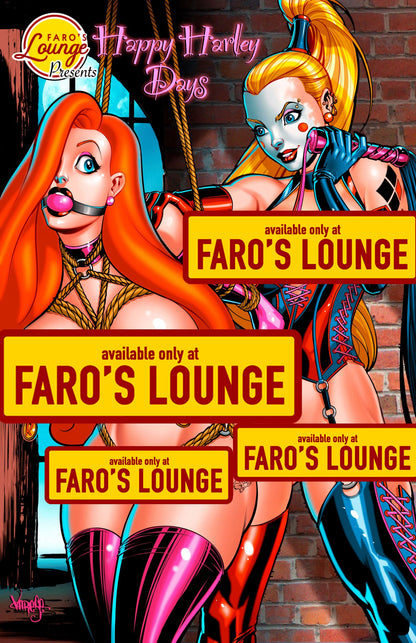 Happy Harley Days #1 – Digital Download | Harley Quinn & Jessica Rabbit Mature Full-Color Pinup Art & Commissions