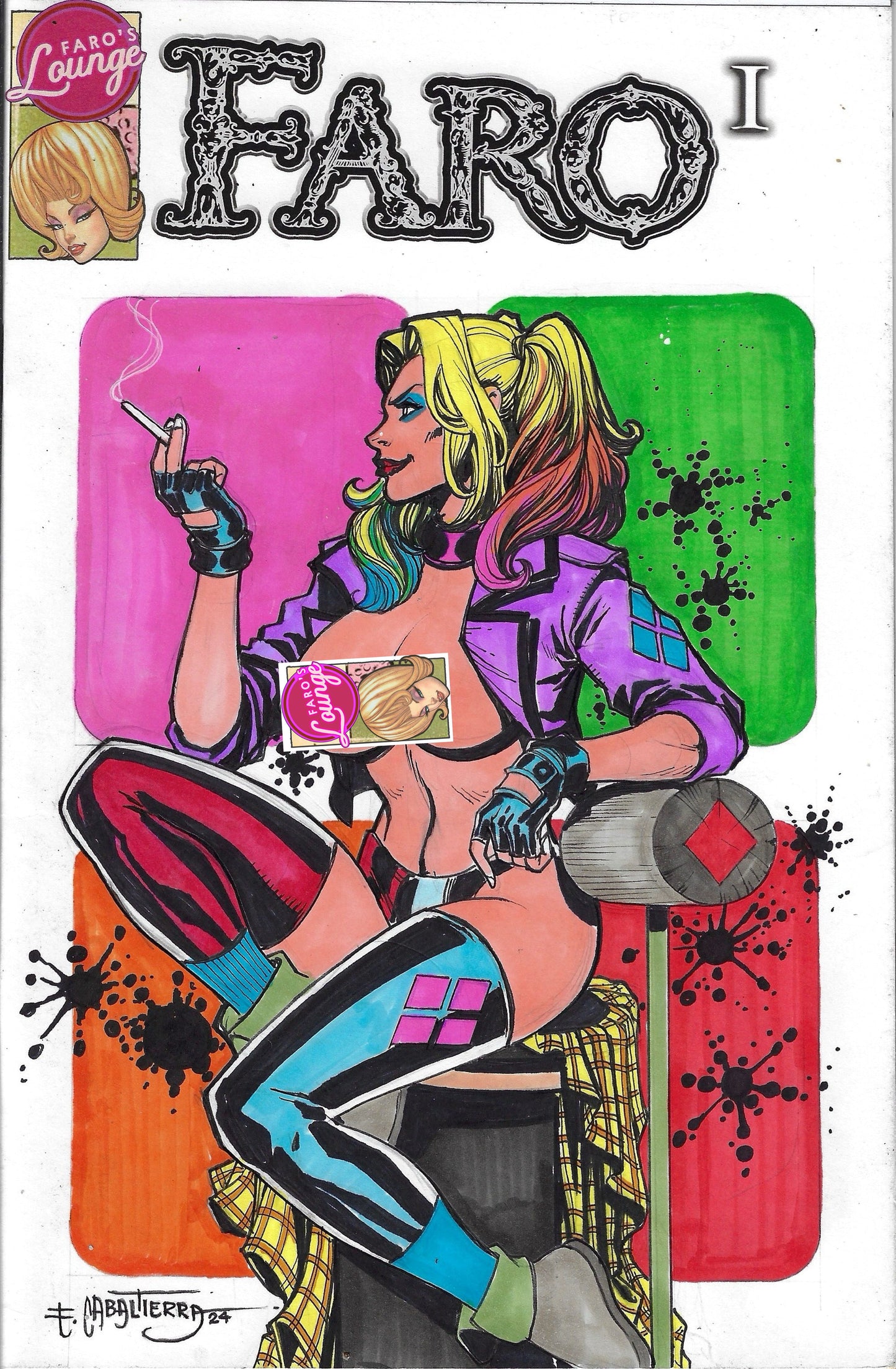 Happy Harley Days #4 – Digital Download | UFC Harley Quinn & Slave Leia Harley Mature Full-Color Pinup Art & Commissions