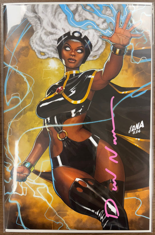 [SIGNED W/ COA] STORM #1 UNKNOWN COMICS DAVID NAKAYAMA EXCLUSIVE VIRGIN VAR SIGNED BY DAVID NAKAYAMA [IN STOCK]