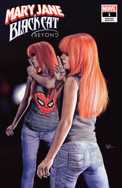 MARY JANE & BLACK CAT: BEYOND 1 UNKNOWN COMICS MARCO TURINI EXCLUSIVE VAR (01/26/2022)