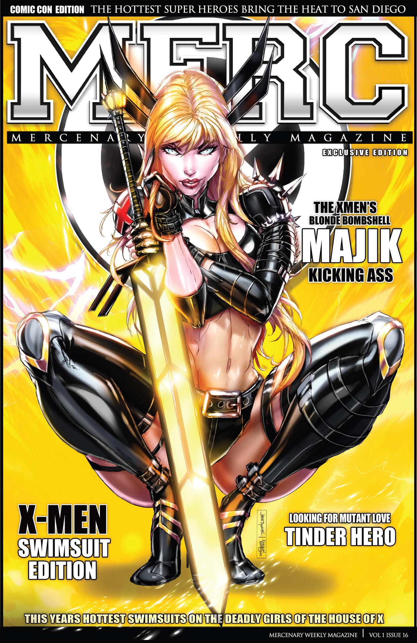 2025 Mutant Sorceress Merc Metal Comic Cosplay Exclusive